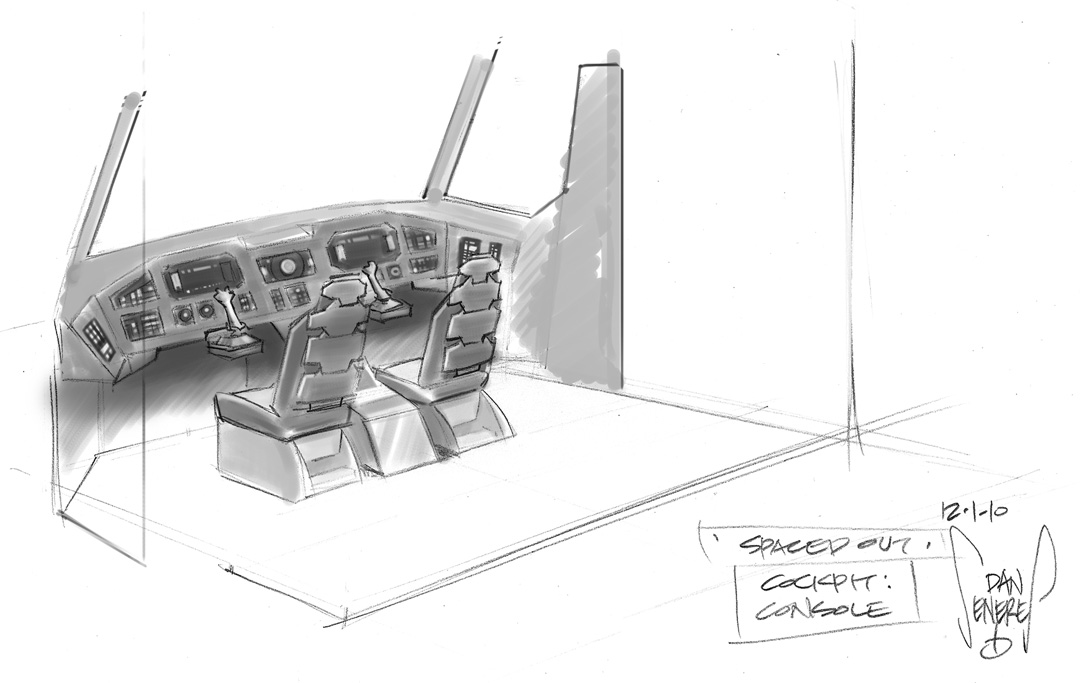 Spaceship Interior Front Space Out